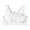 White, variant on LYMAYTER Girls Training Bra Seamless Breathable Sports Bras Fixed Coaster Wireless Mesh Breathable Vest 12-15Y