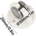 thumbnail image 2 of 4 Pieces Self-Adhesive Caster Pulley - Plastic Casters Small Cute Wheels Moving Accessories Mini Ball Casters for Small Furniture Trash Can Storage Box, 2 of 5
