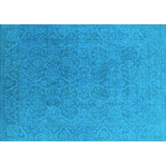 Ahgly Company Indoor Rectangle Persian Light Blue Bohemian Area Rugs, 4' x 6'