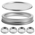 thumbnail image 7 of Masteelf 5 Sets Jar Lids Canning Jar Caps Tinplate Storage Jar Lids with Rings, 7 of 7