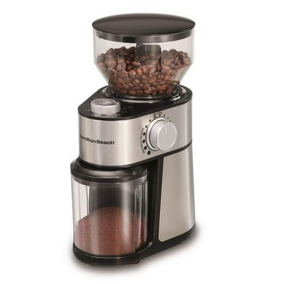 Hamilton Beach  Black & Silver Stainless Steel 14 Cup Coffee Grinder