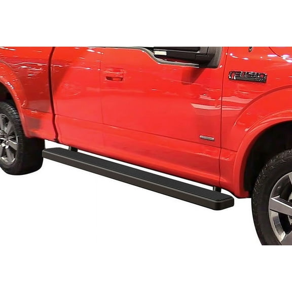 APS 6" Black Stainless iSteps Fit 2015-2026 Ford F150-F550 SuperCab Rocker Mount
