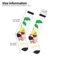 thumbnail image 2 of Susaid Gnomes Summer Beach1 Print Thermal Winter Socks for Men and Women, Warm Crew Hiking Socks, for Boots and Outdoor Activities, 2 of 6