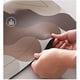 thumbnail image 2 of Mott 50 Fast Drying Corner Shower Mat Non Slip Curved Bath Mat For Circular Shower Soft Absorbent Sector Carpet For Bathroom Comfotable Footmatpad Pin50*80cm, 2 of 5