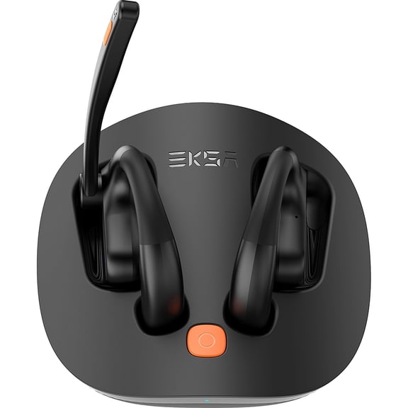 EKSAtelecom S30 AI-Powered Open-Ear True Wireless Headset, Black