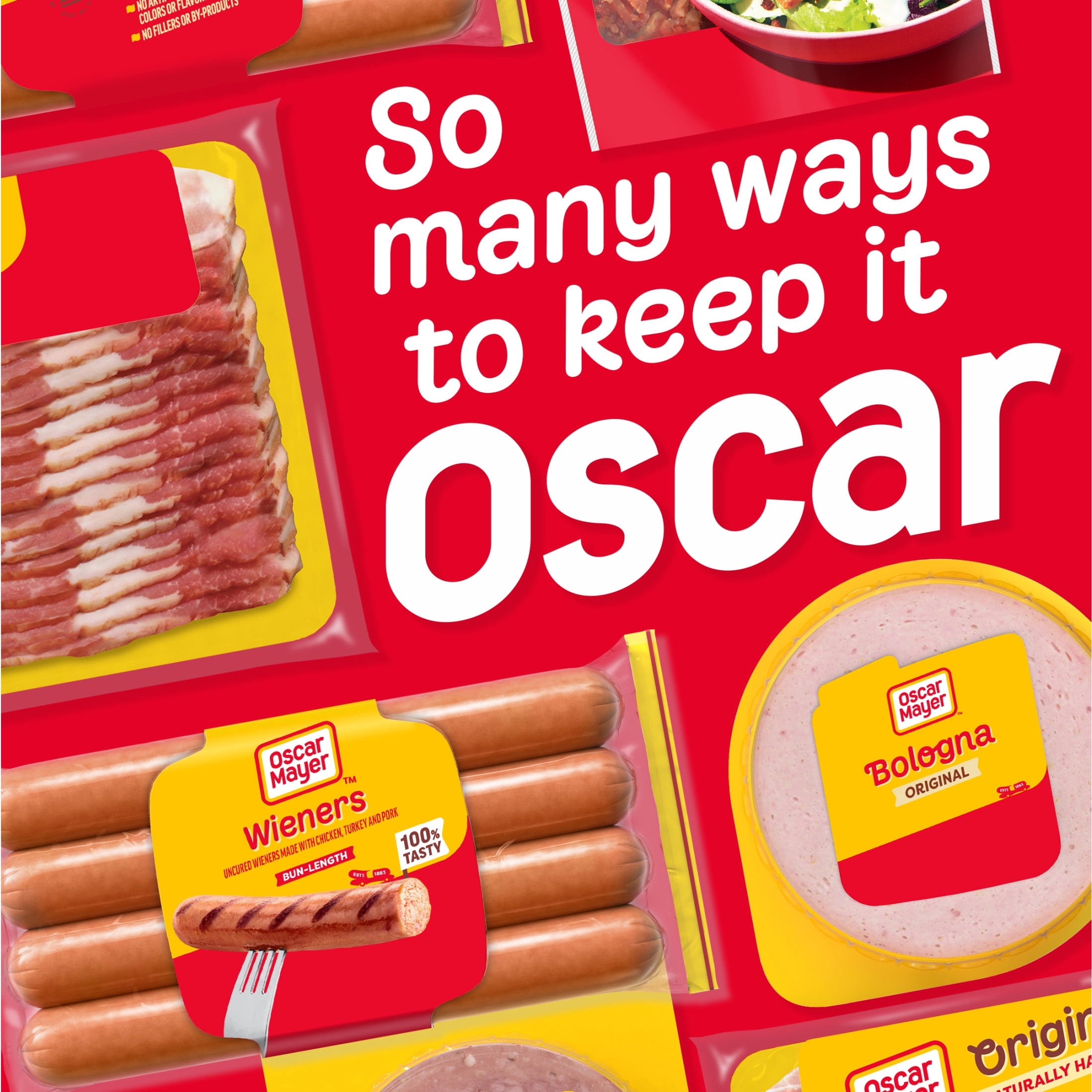 Oscar Mayer Bun Length Wieners Hot Dogs 8 ct Pack Walmart