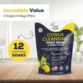 thumbnail image 5 of Foot Cure Citrus Detox Foot Soak for Callus - Epsom Salt Foot Soak Treats Damaged Toenail, Athletes Foot and Soothes Tired Aching Feet 16oz, 5 of 9
