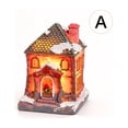 thumbnail image 2 of Light‑Up Resin Christmas Village House Figurine, LED Illuminated Winter Cottage Statue For Christmas Tabletop Home Decor, 2 of 6