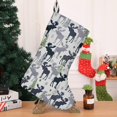 thumbnail image 4 of Christmas Stockings,Gray Christmas Moose and Tree Pattern Stockings Christmas,14.8'' Xmas Stockings,Christmas Party Favors,Christmas Party Decorations,Christmas Stockings Personalized, 4 of 5