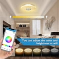 thumbnail image 2 of 36W LED-taklampa med Bluetooth-högtalare, smart med fjärrkontroll och app, 2 of 4