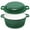 Green, variant on Hawsaiy 2-in-1 Cast Iron Dutch Oven Pot, Enameled Pots with Lid for Bread Baking, Cooking, Stewing, Heavy-Duty & Nonstick, Oven Safe up to 500°F, Dual Handles, Works on All Stovetops,Red