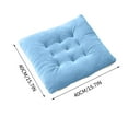 thumbnail image 3 of Dvruxg Soft Washable Thickened Seat Cushion, Solid Color Brushed Chair Cushion, Indoor/Outdoor Chair Cushion, Cotton Chair Pads Square for Dining, Patio, Camping, Kitchen Chairs, 15.75"x15.75", 3 of 5