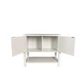 thumbnail image 3 of Kings Brand Furniture Elegant Console Table with Storage Cabinet for Living Room (White), 3 of 3