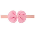thumbnail image 2 of Yoyauz Elastic Nylon Headband Bow For Newborns, Babies, Toddlers - Handmade Baby Hair Accessories For Girls, 2 of 7