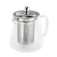 thumbnail image 3 of 2X 5 Buen Borosilicato Tetera de Vidrio con Acero Inoxidable 304 Colador de Infusor Herramienta para Calentar Café, Tetera Juego de Caldera 380ML, 3 of 5