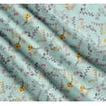 thumbnail image 3 of Soimoi Green Cotton Poplin Fabric Leaf Floral Fabric Prints By Yard 42 Inch Wide, 3 of 7