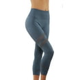 thumbnail image 3 of CodeFit Yoga Dry-Fit Latest Seamless 7/8 Length Leggings with Laser Cut Mesh For Workout or Casual Wear, 3 of 4