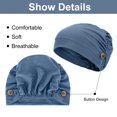 thumbnail image 4 of Diadema elástica unisex Bouffant Caps Geyoga con botones, 4 of 7
