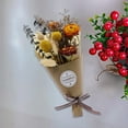 thumbnail image 5 of European Style Artificial Bouquet B,1 Bunch Of Dried Flowers,Natural Bouquet Of Dried Flowers and Grasses Bouquet | Boho Plant Decor | Dried Flower Bouquet Arrangements Decoration, 5 of 5