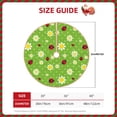 thumbnail image 2 of Xecao Daisies And Ladybugs Pattern Christmas Tree Skirt Holiday Part Decorations for Christmas Tree, Farmhouse Christmas Decor Xmas Holiday Home Party Decorations-30", 2 of 6