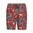 thumbnail image 3 of Picia Dragons2 Pajama Shorts for Men, Men's Pajama Bottoms, Sleepwear,Short Pajama Pants-3X-Large, 3 of 9