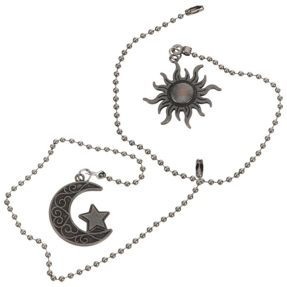 Toyvian 2 Pcs Pull Chain Light Fixture Vintage Style Lighting Chain for Home Decoration