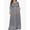 Gray, variant on Womens Floral Lace 2/3 Sleeves Maxi Dress Evening Party Long Dress XXL Deep Blue