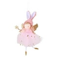 thumbnail image 4 of TIELUTT Rabbit Hanging Doll Pendant for Home Festival Stain Glass Window Panel Large Stained Glass Hanger Large Stain Glass Panel round Stained Glass Windows for the Home Garland Beaded, 4 of 6
