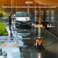 thumbnail image 2 of Electric Pressure Washer,GOCHIFIX 4200 PSI High Pressure Washer with 4 Nozzle Tips,Foam Cannon,35 FT Hose and 26FT Power Cord,4 Wheels Rolling 2.6 GPM Power Car Washer for Home Car Garden Patio, 2 of 9