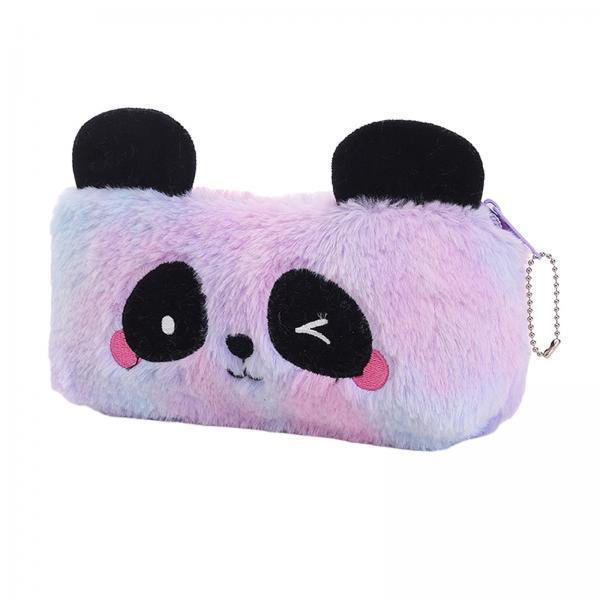 Estuche para lápices,Estuche para lápices de felpa creativo Estuche para bolígrafos de felpa Lindo,Estuche para lápices organizador Estuche para lápices con cremallera,Bolsa de papelería