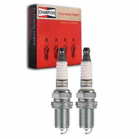 2 pc Champion 3346 Platinum Spark Plugs for FR5AP11 PFR5N11 RC10PYC Ignition Wire Secondary