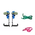 thumbnail image 1 of Professional Tree Climbing Spikes Set, Adjustable Steel Gaffs with Shoulder Straps, Tree Climbing Gear for Arborist Work, Hunting Observation, Fruit Picking (2 Claws), 1 of 9