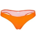 thumbnail image 2 of Women Bikini Bottom Thong Bathing Beach Swimsuit Swimwear, Orange, L, 2 of 8