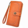 thumbnail image 1 of Coofit Women Wallet Retro Wristlet Wallet Clutch Wallet with Hollow Design, 1 of 5