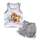 thumbnail image 3 of PAW Patrol-Camiseta de algodón para niños, 100%, conjuntos de pantalones cortos, Tops de dibujos animados y pantalones cortos, traje deportivo para niños y niñas, conjunto de ropa para niños, 3 of 5