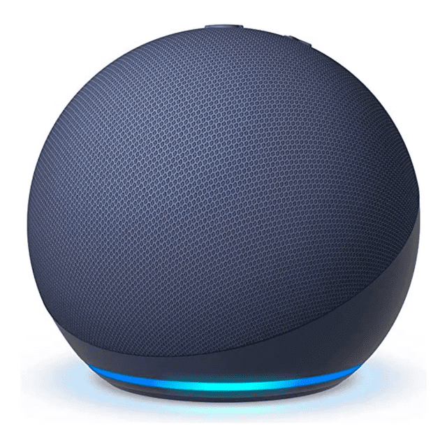 Asistente Virtual Alexa Echo Dot 5ta Gen Con Reloj Color Azul