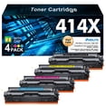 thumbnail image 1 of Cartuchos de tóner SUDLTO 414X 414A, paquete de 4 para HP M479fdw, 1 of 8