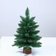 thumbnail image 3 of Pequeño árbol de Navidad de pino verde simulado con plantas, árboles de Navidad, adornos de escritorio para el hogar, decoraciones para la mesa de la fiesta de Navidad, 3 of 5