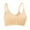 Beige Bra for Women, variant on Cleavage Bra Seamless Soft Cup Bra Wireless Lift and Support Push-Up Bra Plus Size Easy Off Bra with Wide Straps Bralette Front Closure Women's Breathable Everyday Bras Brown XXXL