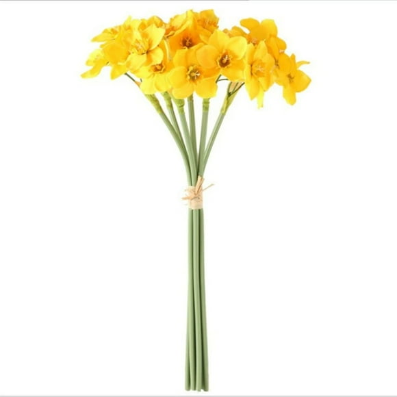 Outdoor Artificial Flowers Plants, Indoor Decorative Fake Flower, Plastic Flowers for Wedding Party DIY Wreath Floral Arrangement Home Lawn Entrance Decoration