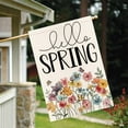 thumbnail image 4 of Welcome Spring House Flag 28x40 Inch Double Sided for Outside Farmhouse Large Seasonal Garden Flags Outdoor Butterfly Colorful Flower Decoration 2-c.28, 4 of 6