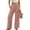 Pink -BN19, variant on Nestiefly Women's Wide Leg Beach Pants Elastic Waist Lightweight Casual Flowy Palazzo Summer Lounge Trousers with Pockets Gray XL