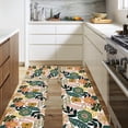 thumbnail image 6 of Boho Tropical Leaves Kitchen Rugs Sets of 3,Non Slip Rubber Kitchen Mats for Floor Colorful Jungle Flower Washable Kitchen Area Rugs Floor Carpet Runners for Hallway Laundry Room, 6 of 6