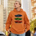 thumbnail image 4 of 1970 Road Legends Muscle Car Unisex Hoodie American Vintage Classic, 4 of 7
