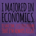 thumbnail image 3 of CafePress - Majored In Economics T Shirt - Men's Classic Graphic Cotton T-Shirt, 3 of 4