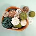 thumbnail image 2 of Spring Green Moss Decorative Balls for Bowls, Assorted Wicker Rattan Balls Decorative Orbs Woven Spheres, Wedding Bowl Fillers for Home Decor, 2 of 4