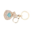 thumbnail image 4 of Cadenas de Llaveros Ticfox Llaveros de Metal con Colgante de Aleación de Rhinestone Azul, 4 of 14