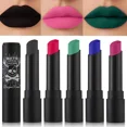thumbnail image 2 of New 12 Colors Matte Lipsticks Waterproof Pink Black Blue Velvet Lipstick Long Lasting Makeup Lip Stick Halloween Cosmetics NEW, 2 of 5