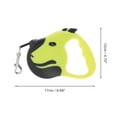 thumbnail image 4 of Unique Bargains 1 Pc Dog Face Style Pet Leash Scaling Dog Leash for Dog 16.4ft Long Yellow, 4 of 6