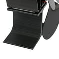 thumbnail image 2 of Ventilador de Estufa Jadeshay 6 Aspas Alimentado por Calor Negro, 2 of 8